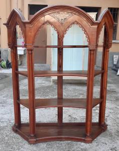 Neo-Gothic bookcase